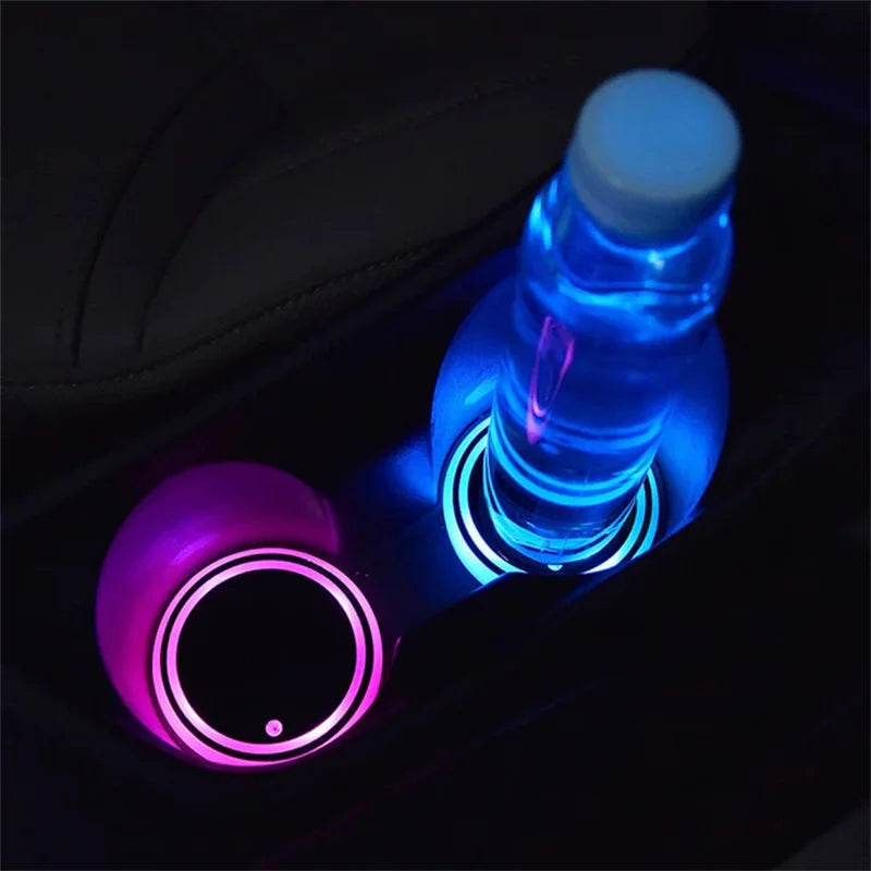 Multi-color Led car coasters