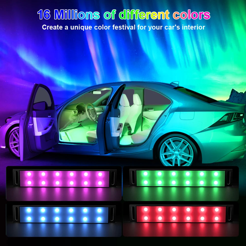 Car Interior Light Ambient Led Bluetooth (12V)