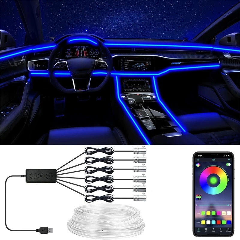 Interior led lights neon RGB strips